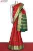 Checks & Contrast Mysore Crepe Silk Saree